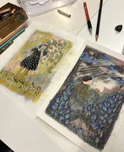 Load image into Gallery viewer, Blönduð tækni (6 skipti) - Mixed media (6 weeks) // Haust//Fall 2025