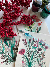 Load image into Gallery viewer, Jólablekvinnustofa (stakt námskeið) - Holiday Ink Workshop (single day class)