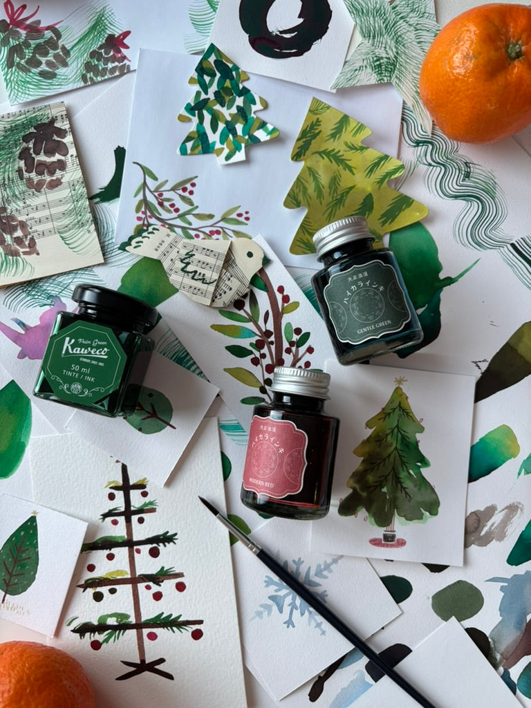 Jólablekvinnustofa (stakt námskeið) - Holiday Ink Workshop (single day class)