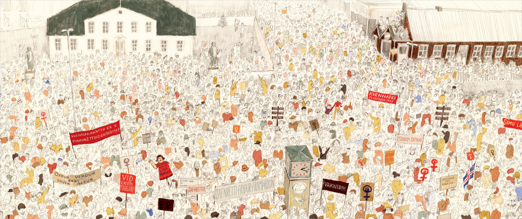 Lækjartorg, 24.október, 1975