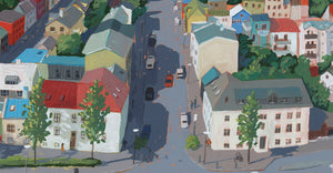 Útsýnið úr Hallgrímskirkju / View from Hallgrímskirkja - Fine Art Print
