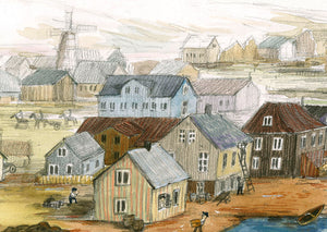 Reykjavík 1884 - Fine Art Print